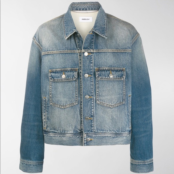 AMBUSH® UNTITLED LOGO DENIM JACKET SIZE 1 - Picture 5 of 16